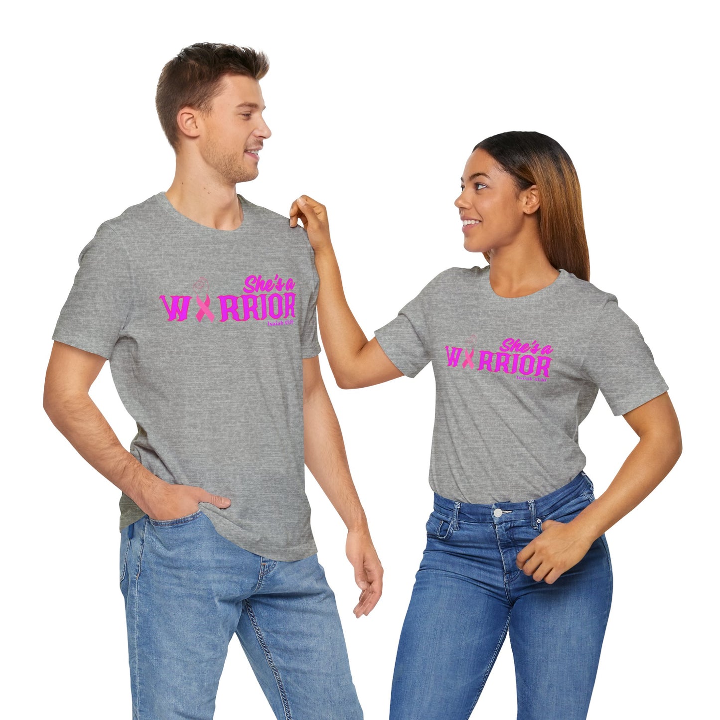 SHE'S A WARRIOR 2 - Unisex Jersey Short Sleeve Tee