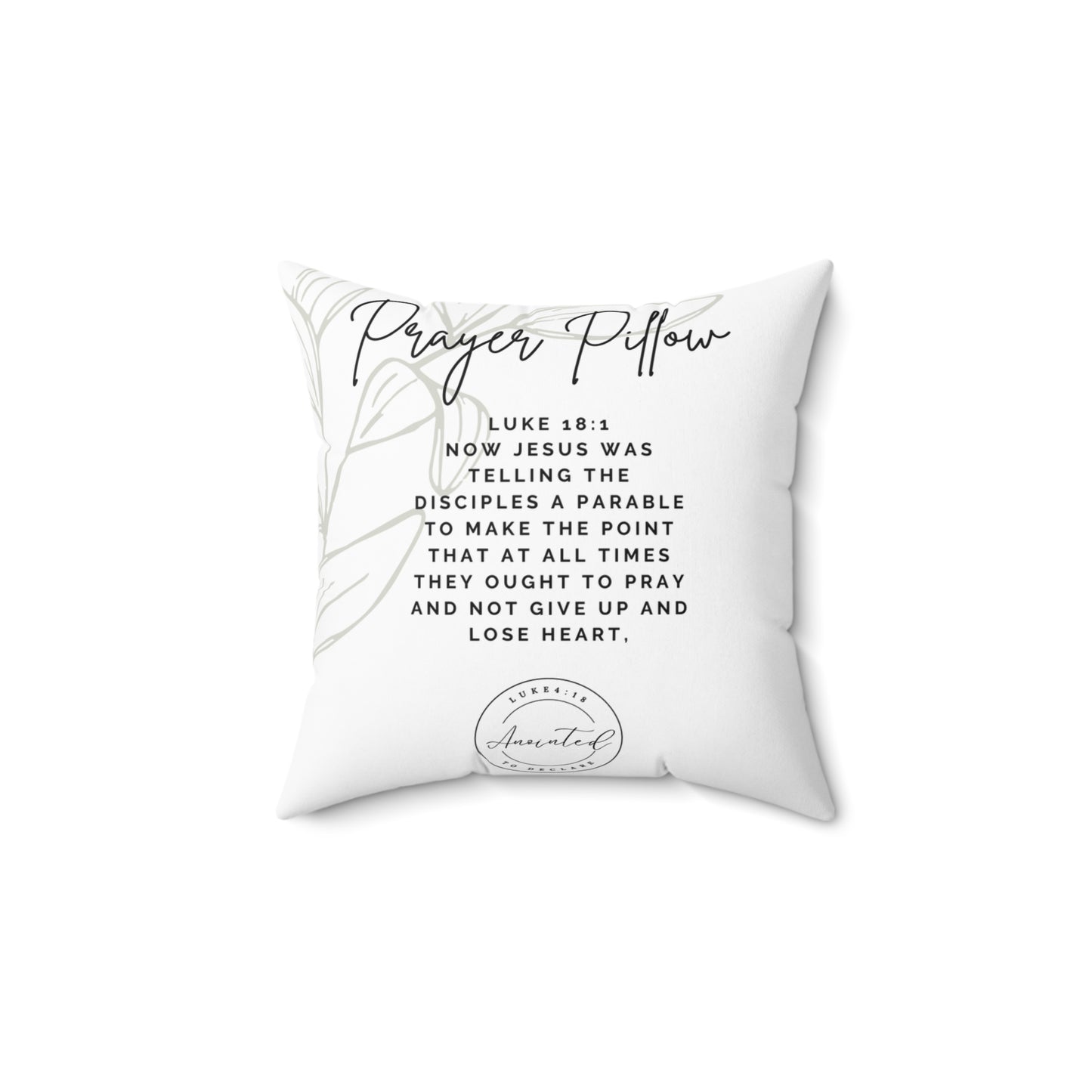 FAMILY PRAYER PILLOW LUKE 18:1 Pillow - 11
