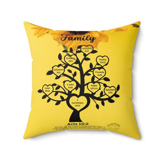 FAMILY ACTS 10:2 PRAYER PILLOW -  4