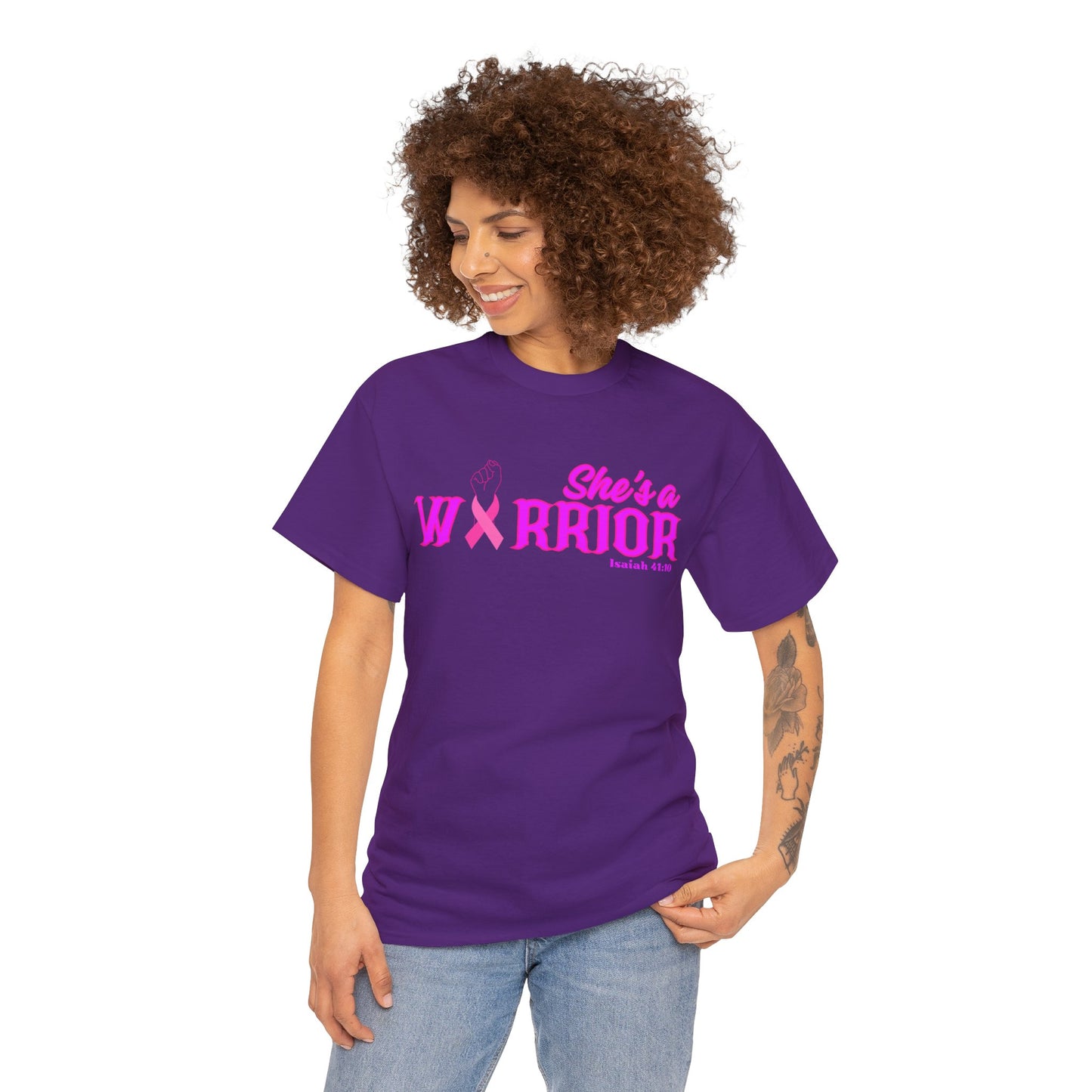 She's a Warrior 2 Heavy Cotton Tee