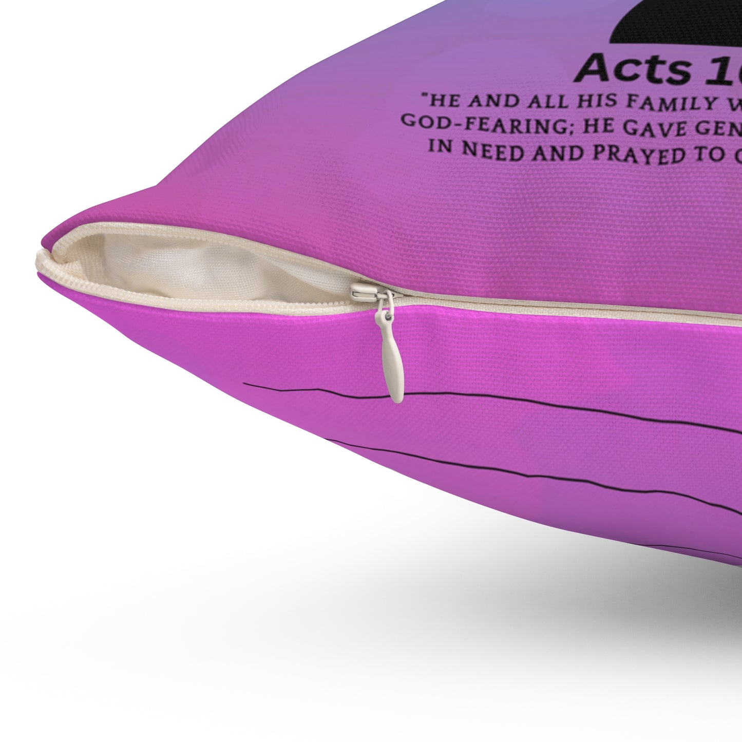FAMILY ACTS 10:2 PRAYER PILLOW - 6