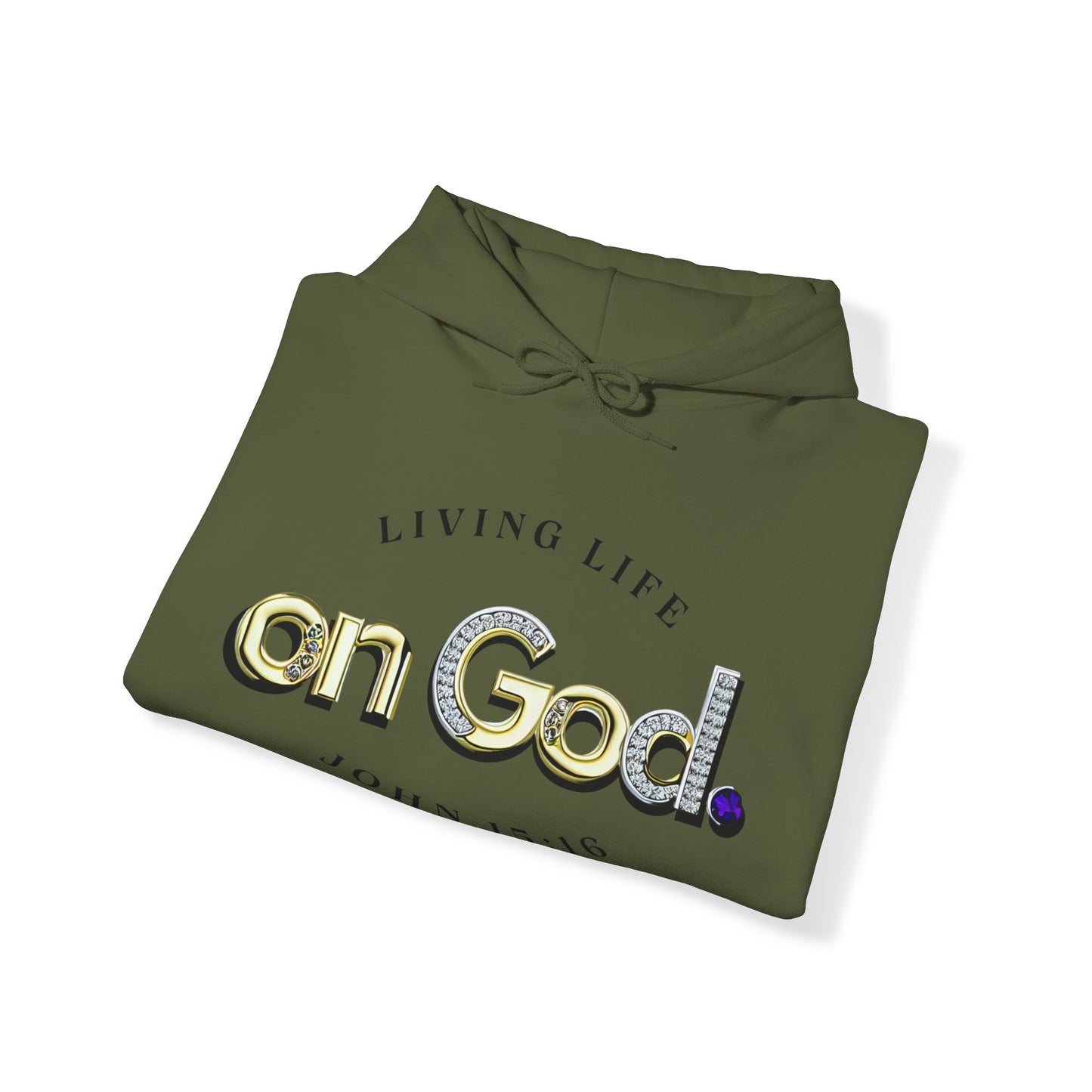 My Life on God 2- Unisex Heavy Blend™ Hooded Sweatshirt