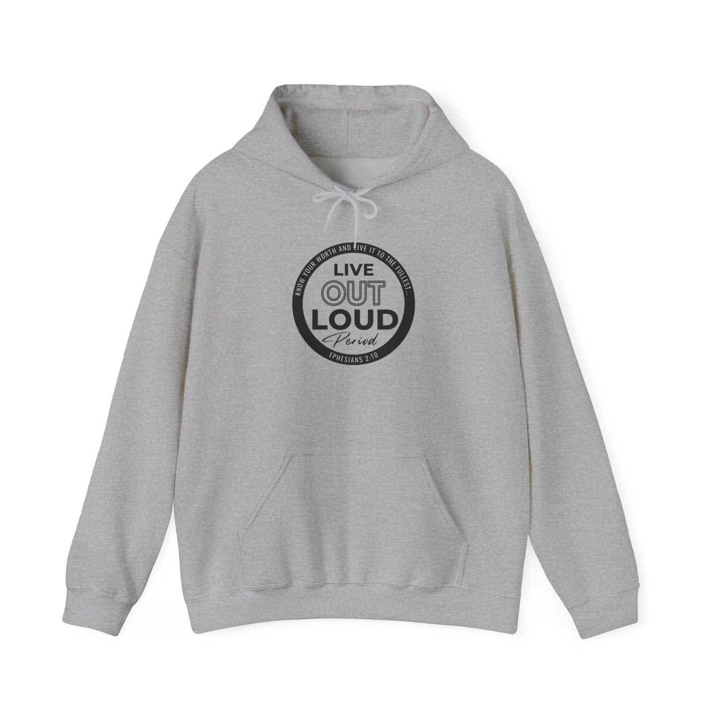 LIVE OUT LOUD 1 -Unisex Heavy Blend™ Hooded Sweatshirt