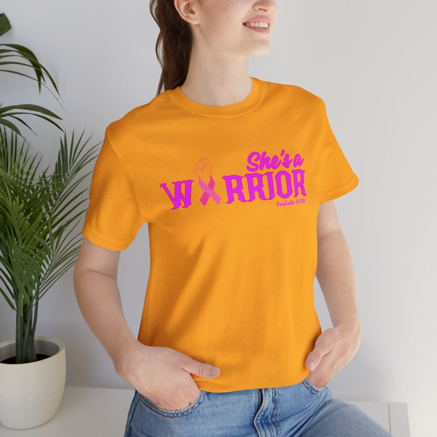 SHE'S A WARRIOR 2 - Unisex Jersey Short Sleeve Tee